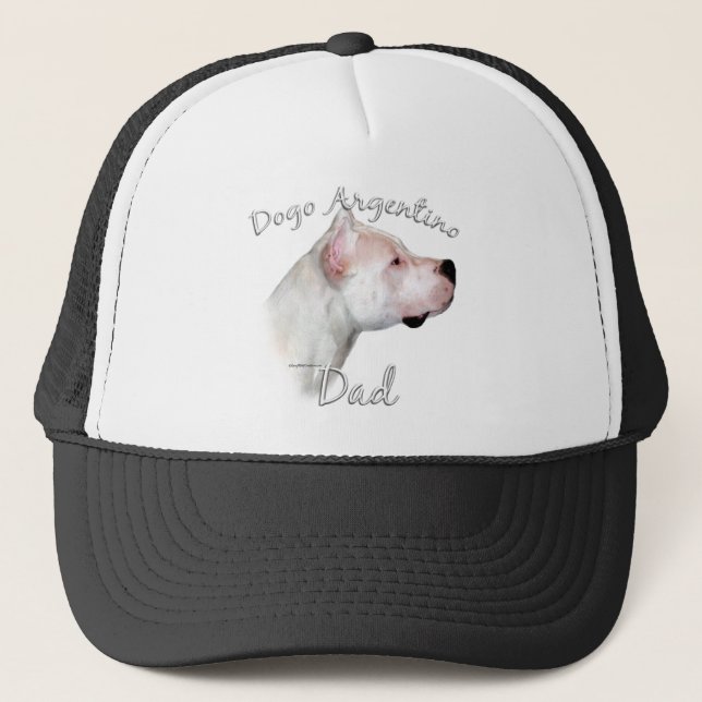 Dogo Argentino Dad 2 Trucker Hat (Front)