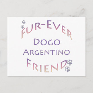 Dogo Argentino Furever Postcard