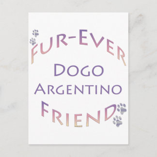 Dogo Argentino Furever Postcard