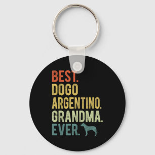 Dogo Argentino Grandma Ever Dog Lovers Mother's Da Keychain