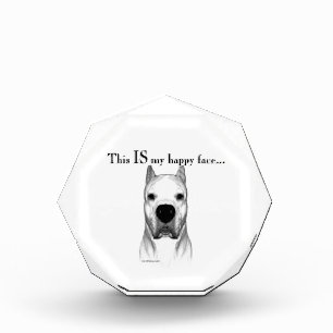 Dogo Argentino Happy Face Award