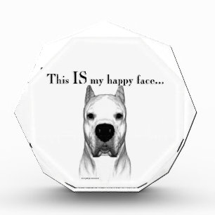 Dogo Argentino Happy Face Award