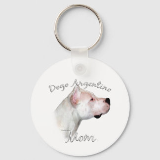 Dogo Argentino Mom 2 Keychain