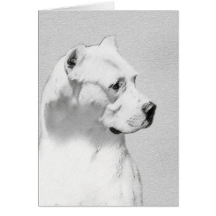 Dogo Argentino Painting - Original Dog Art