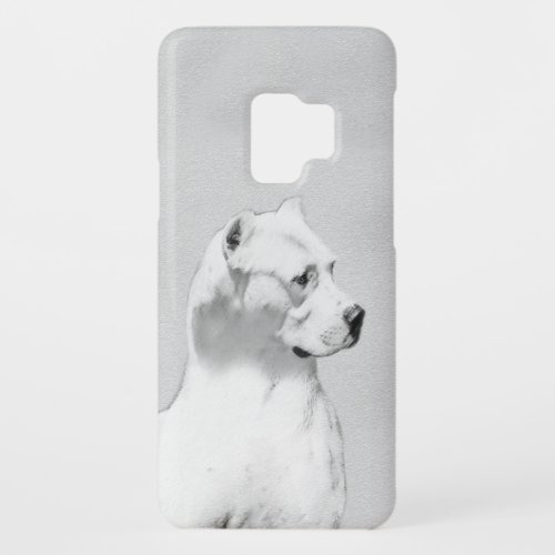 Dogo Argentino Painting _ Original Dog Art Case_Mate Samsung Galaxy S9 Case