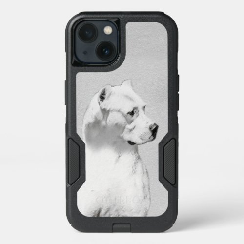Dogo Argentino Painting _ Original Dog Art iPhone 13 Case