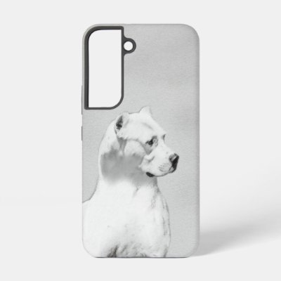 Dogo Argentino Painting - Original Dog Art Samsung Galaxy S22 Case