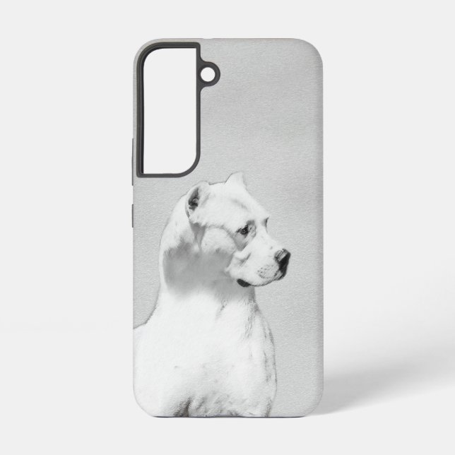 Dogo Argentino Painting - Original Dog Art Samsung Galaxy Case (Back)