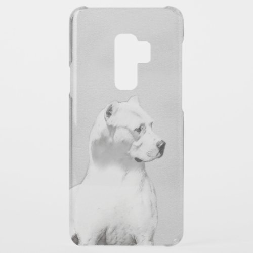 Dogo Argentino Painting _ Original Dog Art Uncommon Samsung Galaxy S9 Plus Case
