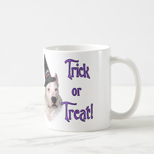 Dogo Argentino Trick Coffee Mug (Right)