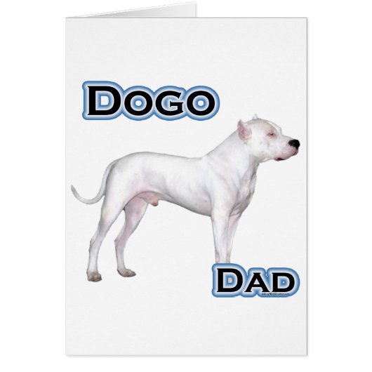 Dogo Dad 4 Cards (Front)