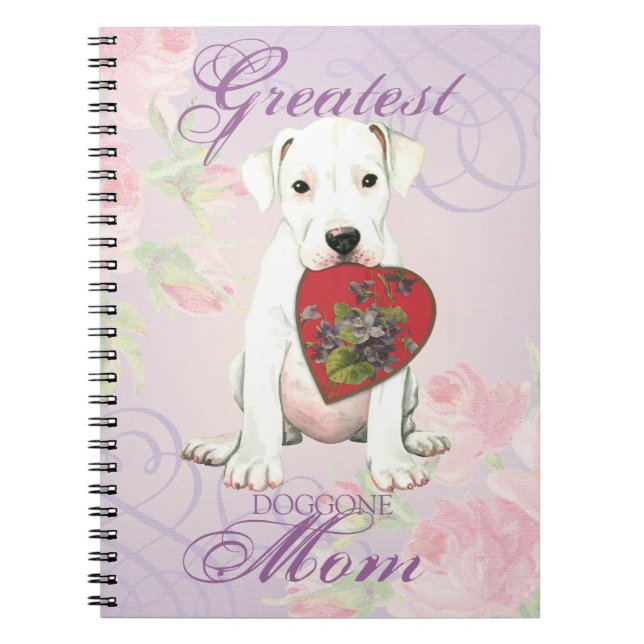 Dogo Heart Mom Notebook (Front)