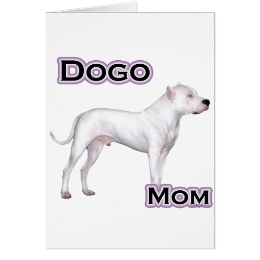 Dogo Mom 4 Cards (Front)