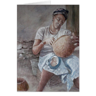 Dogon Pottery Maker Mama Cards