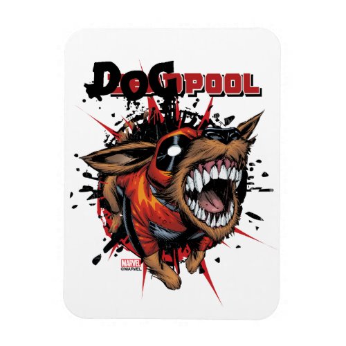 Dogpool Lunging Forward Magnet