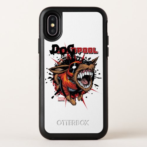 Dogpool Lunging Forward OtterBox Symmetry iPhone XS Case