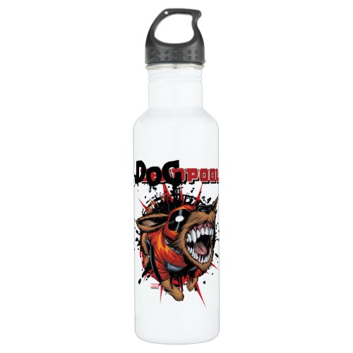 Dogpool Lunging Forward Stainless Steel Water Bottle