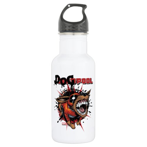 Dogpool Lunging Forward Stainless Steel Water Bottle