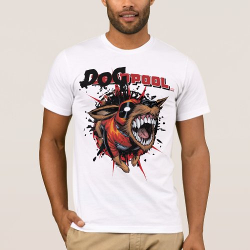 Dogpool Lunging Forward T_Shirt