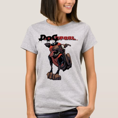 Dogpool Scratching Ear T_Shirt