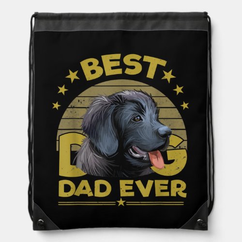 Dogs 365 Best Newfoundland Dog Dad Ever Gift For Drawstring Bag