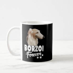 Dogs 365 Dogs 365 Borzoi Forever Cute Dog Lover Gi Coffee Mug