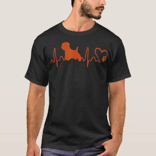 Dogs 365 Heartbeat Westie Dog Animal Rescue T-Shirt