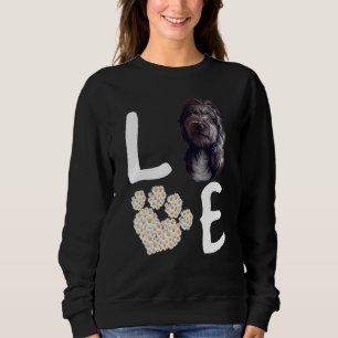 Dogs 365 Love Lagotto Romagnolo Dog Paw Pet Rescue Sweatshirt