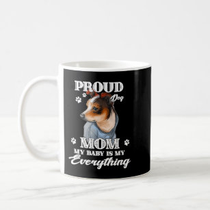 Dogs 365 Proud Rat Terrier Dog Mom Gift for Women  Coffee Mug