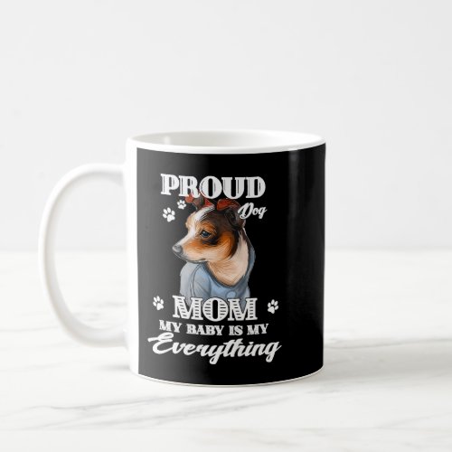 Dogs 365 Proud RatTerrier Dog Mom Gift for Women  Coffee Mug