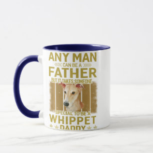 dogs 365 whippet dog daddy dad   men long sleeve  mug