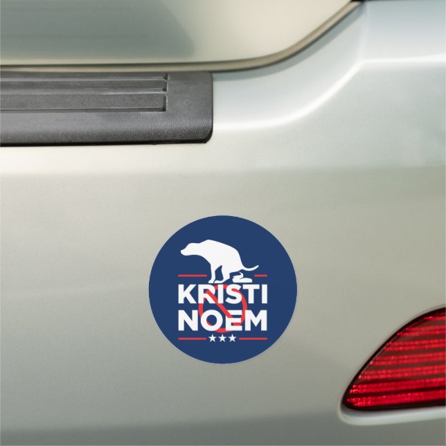 Dogs Against Kristi Noem Car Magnet (In Situ)