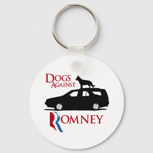 Dogs Against Romney _png Keychain