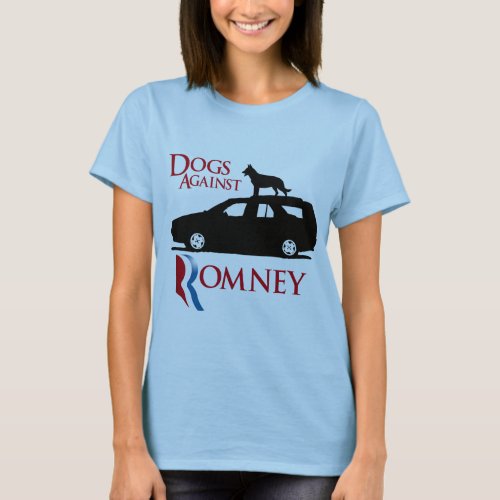 Dogs Against Romney _png T_Shirt