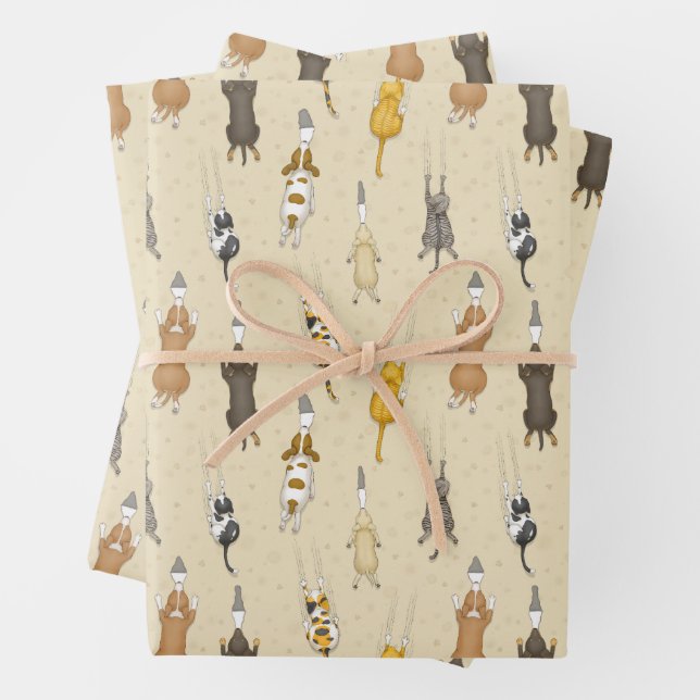 Dogs Allowed Wrapping Paper Sheets (In situ)