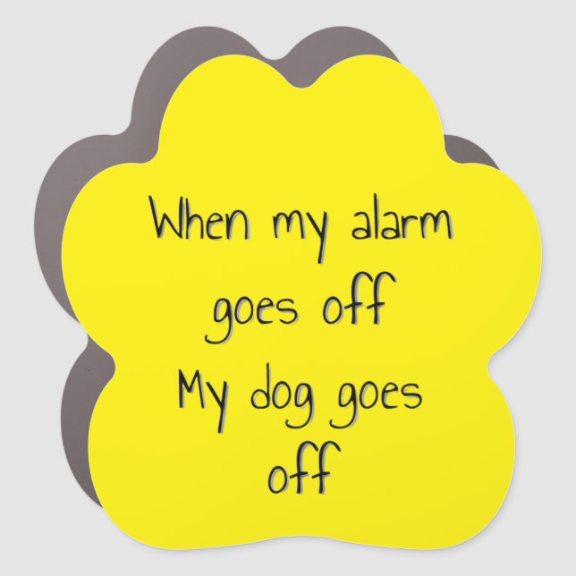 Dogs and Alarms Car Magnet (Front)