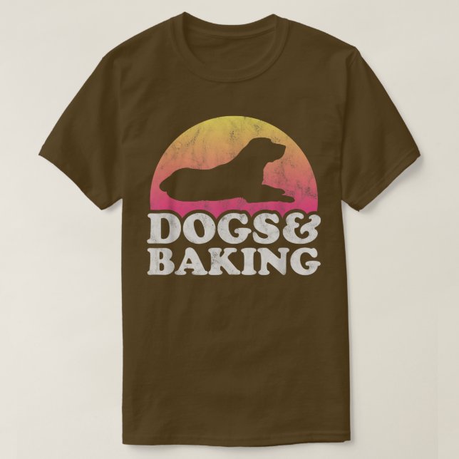 Dogs and Baking Men's or Women's Dog  1404 T-Shirt (Design Front)