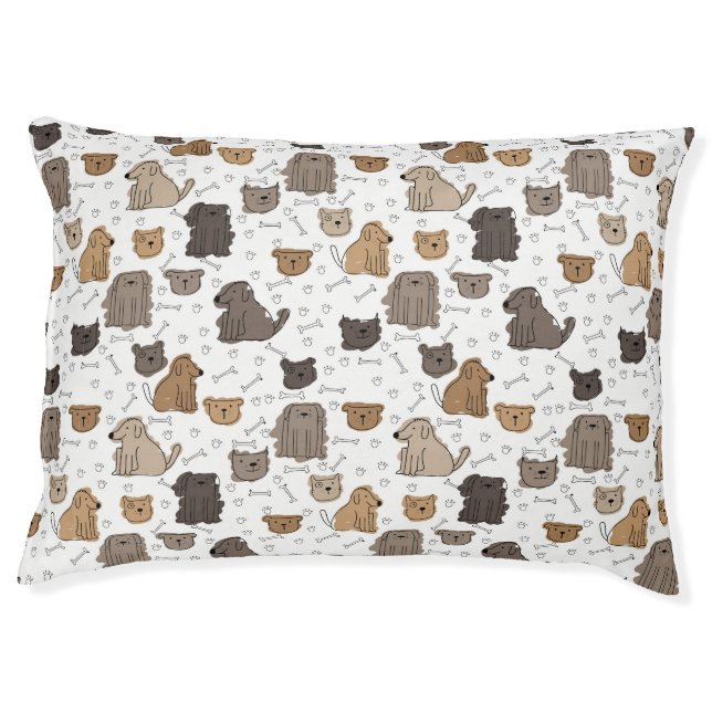 Dogs and Bones Pet Bed (Front)