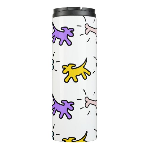 Dogs and Bones PY Graffiti Style Thermal Trumbler Thermal Tumbler