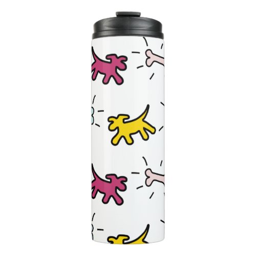 Dogs and Bones RY Graffiti Style Thermal Trumbler Thermal Tumbler