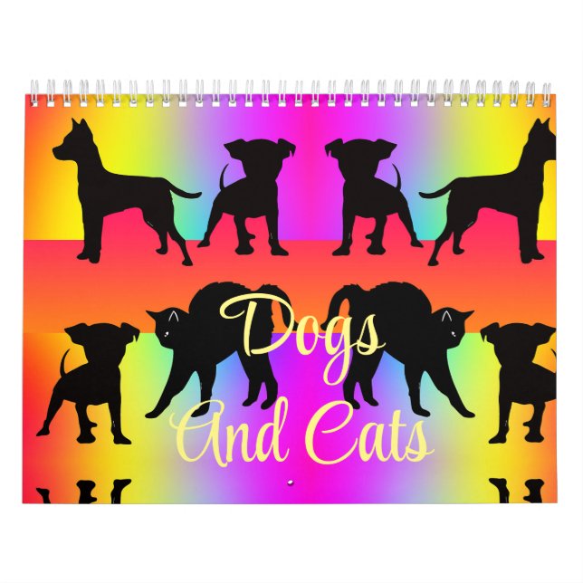 Dogs And Cats 12 Month Calendar (Cover)