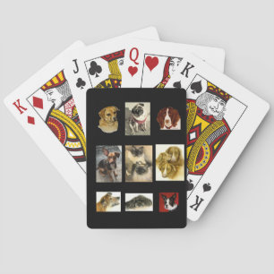 Dogs and Cats of Many Breeds Classic Playing Cards