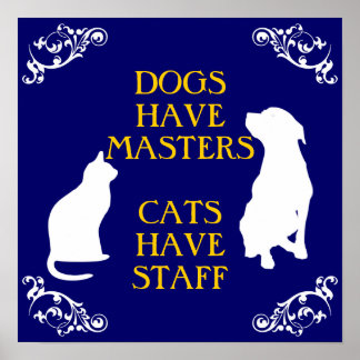 Dogs and Cats Poster