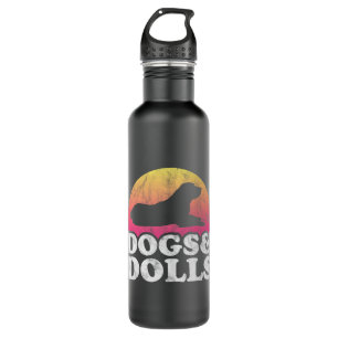 Dogs and Dolls Mens or Womens Dog and Doll Stainless Steel Water Bottle