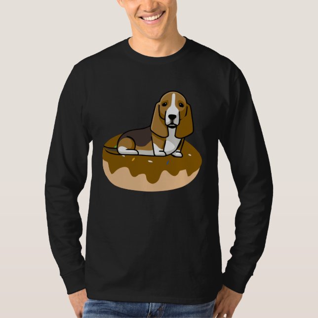 Dogs And Donuts Dog  For Women Men Love Dog T-Shirt (Front)