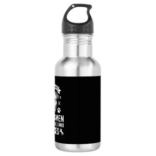 Dogs And Horses Leading Men Stainless Steel Water Bottle
