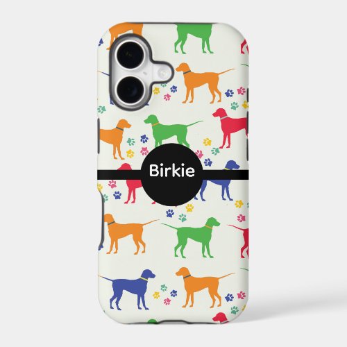 Dogs and Pawprints iPhone 17 Case