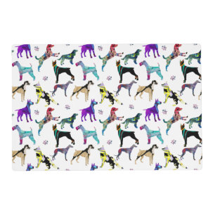 Dogs and Paws Placemat