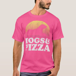 Dogs and Pizza Mens or Womens Dog T-Shirt
