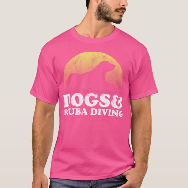 Dogs And Scuba Diving Men'S Or Women'S Dog And Scu T-Shirt (Front)